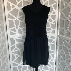 Dressy dress with sequin at the top. Worn once. Size S